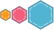 Hexagon - 2in, 3in, 5in 