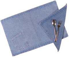 Denim Placemat & Napkin