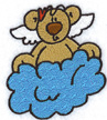 Angel Teddy Behind a Cloud