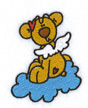 Angel Teddy Sitting on a Cloud