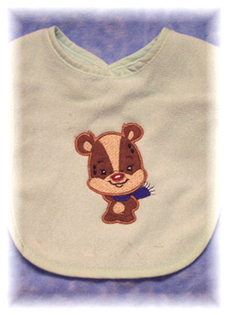 Applique Balloon Head Bear