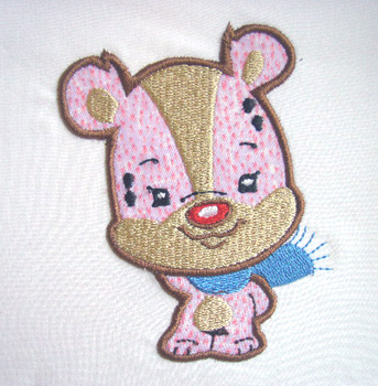 Applique Balloon Head Bear