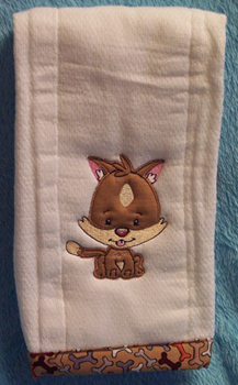 Applique Balloon Head Cat