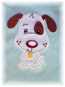 Applique Balloon Head Dog