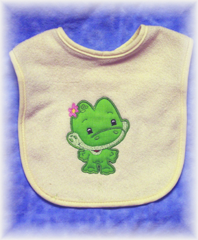 Applique Balloon Head Frog