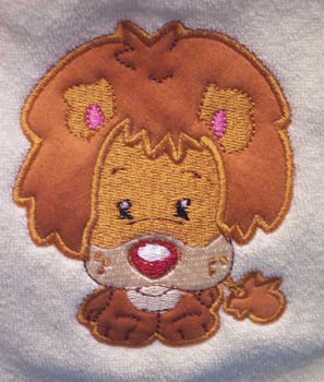 Applique Balloon Head Lion
