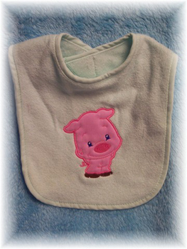 Applique Balloon Head Pig