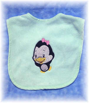 Applique Balloon Head Penguin