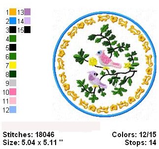 Chinese Plate Color