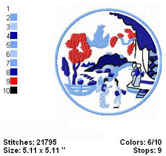 Chinese Plate Color