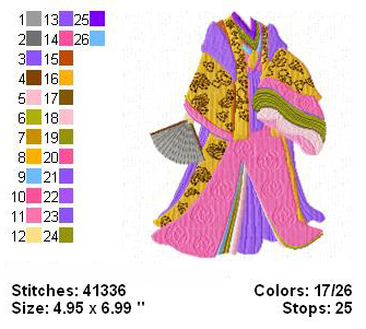 Japanese Paperdoll Dress 2 Design