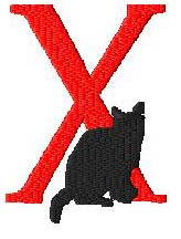 Kitty Letter X