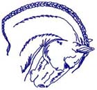 Bluework Horses