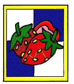 Strawberries Kitchen Block