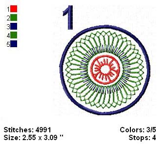 Mah Jongg Tile Wheel 1