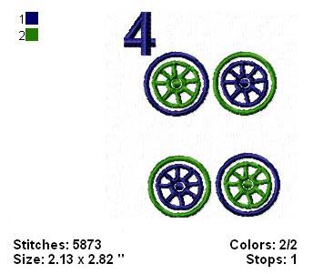 Mah Jongg Tile Wheel 4