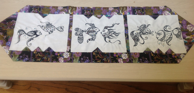 Project Idea by Wendy - she sewed the table runner.