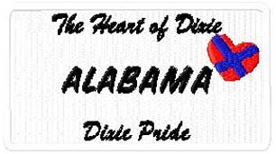Alabama "The Heart of Dixie - Dixie Pride"