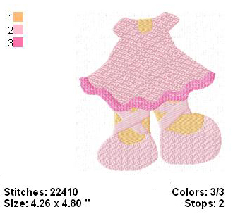 Paper Doll Bear Dress