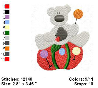 Sewing Bear - Pincushion Bear