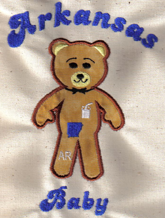 State Bear Applique