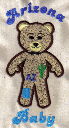 State Bear Applique