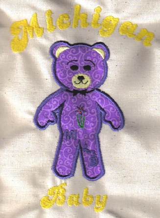 State Bear Applique