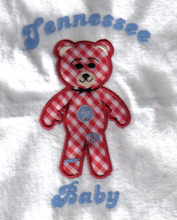 State Bear Applique