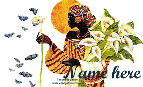 Lady Africa Email Tag