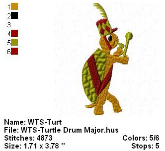 Turtle Drum Major